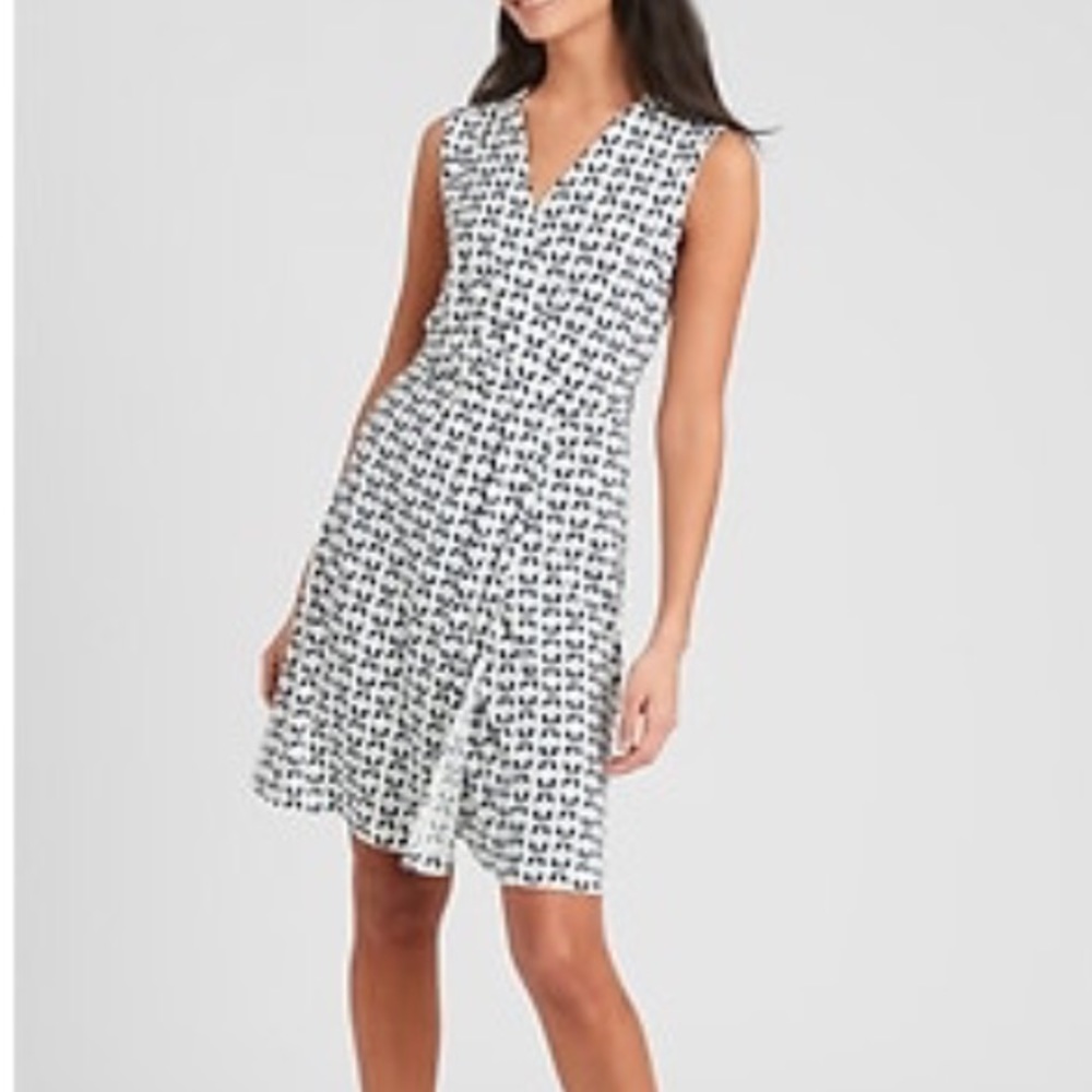 Banana Republic Factory Pleated Knit Wrap Dress Size XL Petite NWT